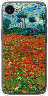 Силіконовий протиударний с посиленими кутами чехол Вінсент Ван Гог-Макове поле для Apple iPhone SE 4 - 6466sp-3652 изображение 
