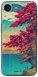 Силикон с усиленными углами чехол С изображением природы для Apple iPhone SE 4 - 6469sp-3652 изображение 