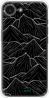 Силикон с усиленными углами чехол С изображением Темных гор для Apple iPhone SE 4 - 6489sp-3652 изображение 