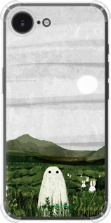 Силикон с усиленными углами чехол Привидение для Apple iPhone 16e - 6492sp-3971 изображение 