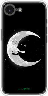 Силіконовий протиударний с посиленими кутами чехол Місячні обійми для Apple iPhone SE 4 - 6508sp-3652 изображение 