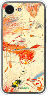 Силикон с усиленными углами чехол Динамичная картина с хаотичными мазками для Apple iPhone SE 4 - 6540sp-3652 изображение 