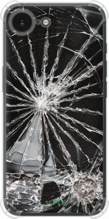 Силикон с усиленными углами чехол Glass для Apple iPhone SE 4 - 6608sp-3652 изображение 