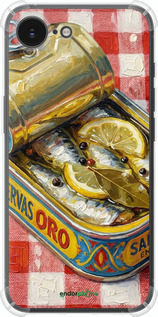 Силіконовий протиударний с посиленими кутами чехол Vintage Sardine Tin Phone для Apple iPhone SE 4 - 6772sp-3652 изображение 