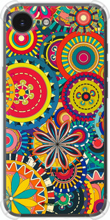 Силикон с усиленными углами чехол Узор 5 для Apple iPhone 16e - 902sp-3971 изображение 