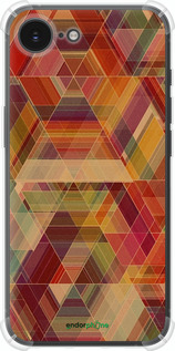 Силикон с усиленными углами чехол Геометрический узор для Apple iPhone SE 4 - 904sp-3652 изображение 