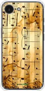 Силикон с усиленными углами чехол Ноты для Apple iPhone SE 4 - 905sp-3652 изображение 