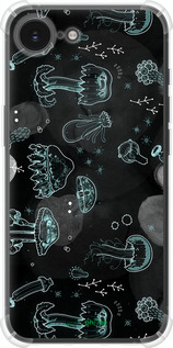 Силикон с усиленными углами чехол Медузы для Apple iPhone SE 4 - 906sp-3652 изображение 