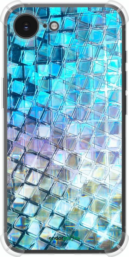 Силикон с усиленными углами чехол Переливающаяся чешуя для Apple iPhone SE 4 - 227sp-3652 изображение 