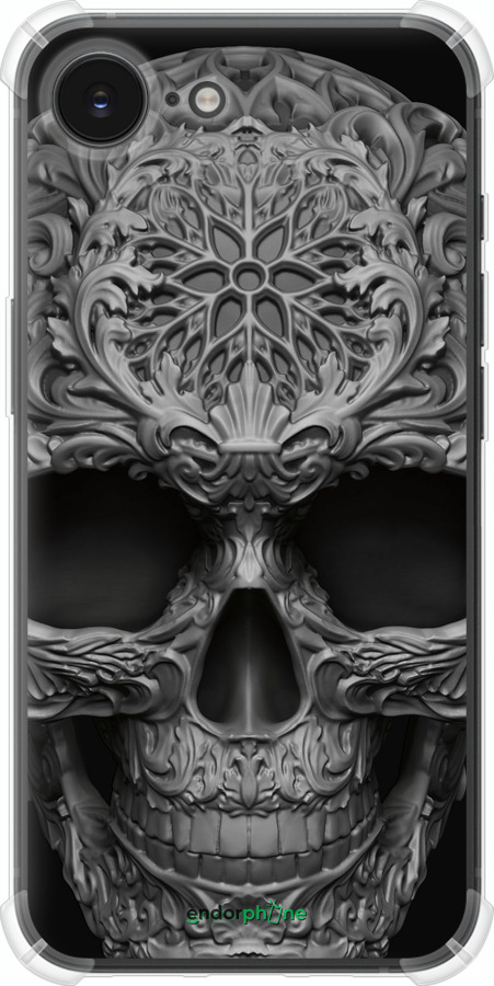 Силикон с усиленными углами чехол skull-ornament для Apple iPhone SE 4 - 4101sp-3652 изображение 