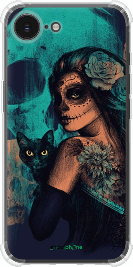 Силикон с усиленными углами чехол Fantasy girl для Apple iPhone 16e - 4133sp-3971 изображение 