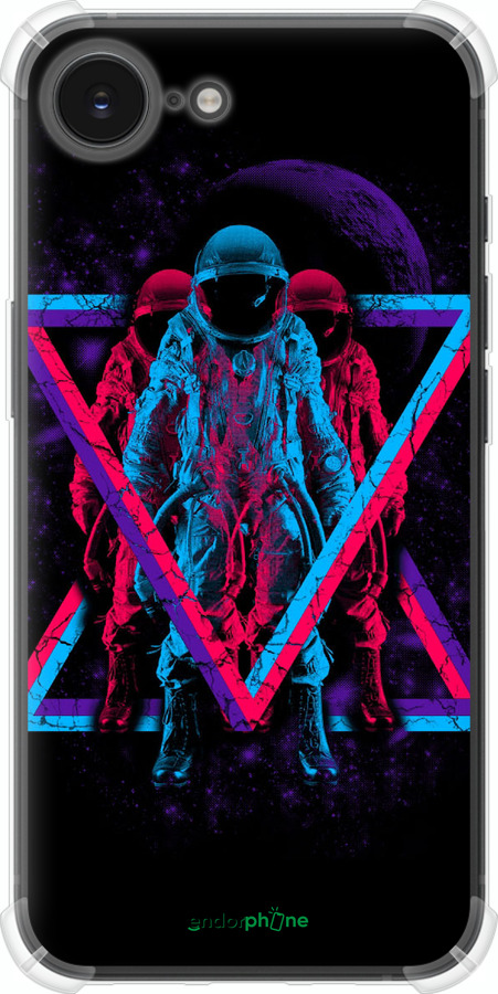 Силіконовий протиударний с посиленими кутами чехол Astronomical для Apple iPhone 16e - 4153sp-3971 изображение 