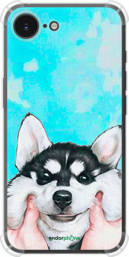 Силіконовий протиударний с посиленими кутами чехол Посміхнися для Apple iPhone SE 4 - 4276sp-3652 изображение 