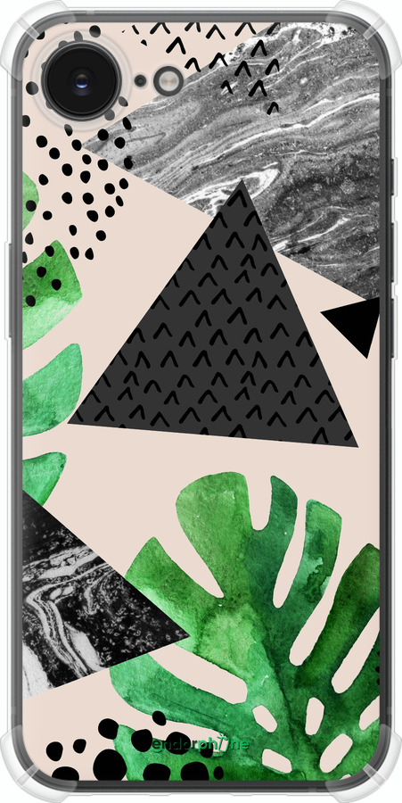 Силикон с усиленными углами чехол Монстера для Apple iPhone SE 4 - 4304sp-3652 изображение 