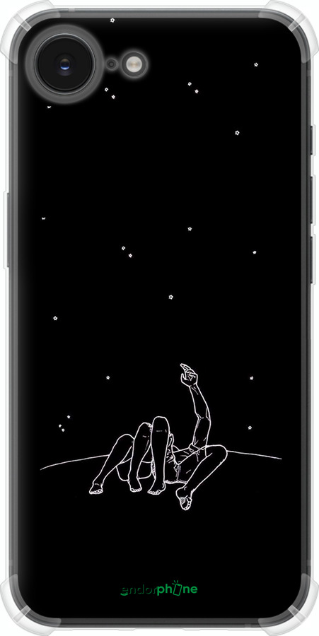 Силикон с усиленными углами чехол Романтика для Apple iPhone SE 4 - 4306sp-3652 изображение 