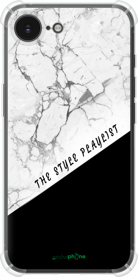 Силіконовий протиударний с посиленими кутами чехол The style playlist для Apple iPhone SE 4 - 4308sp-3652 изображение 