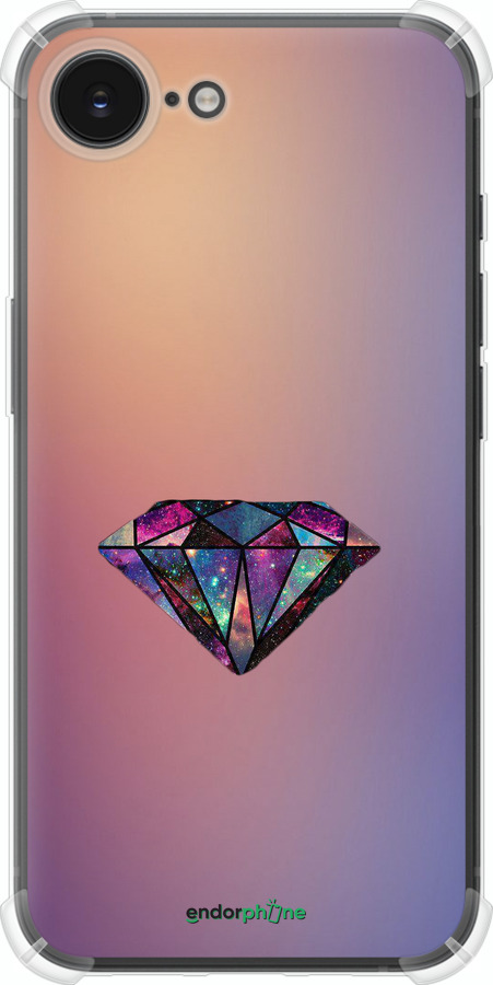 Силикон с усиленными углами чехол Диамант для Apple iPhone SE 4 - 4352sp-3652 изображение 