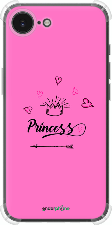 Силіконовий протиударний с посиленими кутами чехол Princess для Apple iPhone SE 4 - 4361sp-3652 изображение 