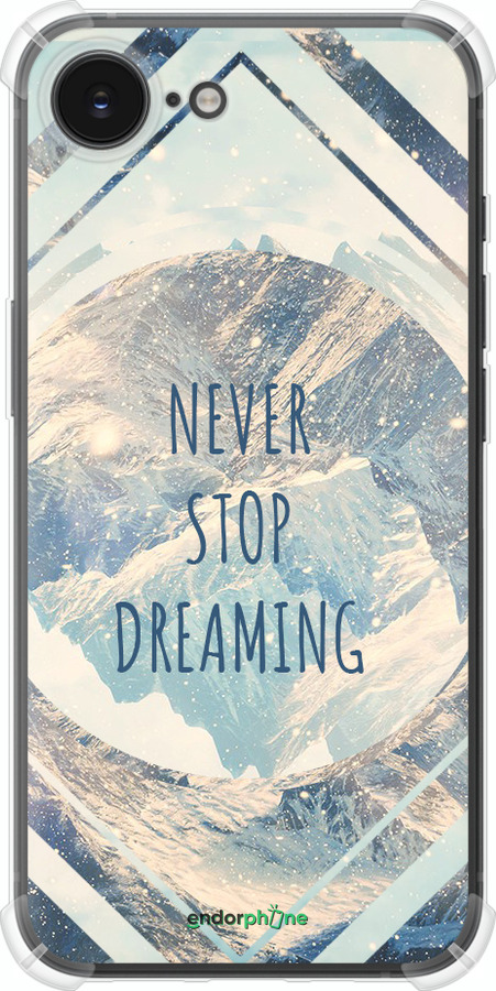 Силіконовий протиударний с посиленими кутами чехол Мріяти для Apple iPhone SE 4 - 4379sp-3652 изображение 