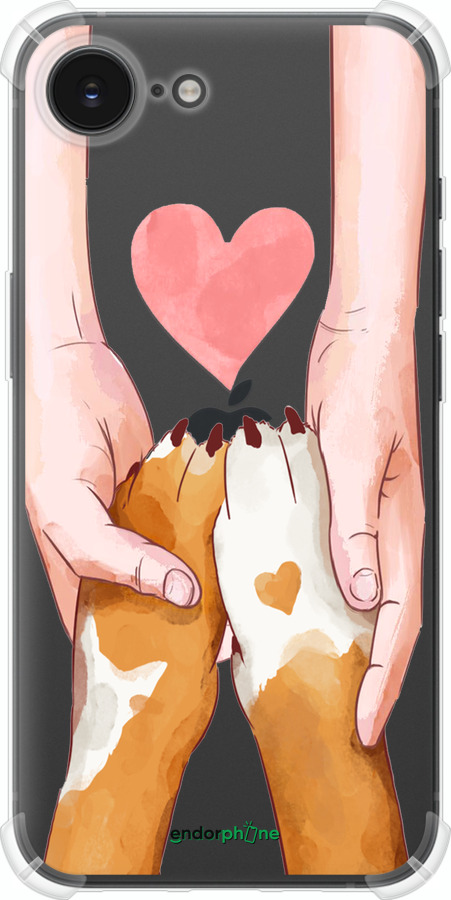 Силикон с усиленными углами чехол Дружба для Apple iPhone SE 4 - 4410sp-3652 изображение 