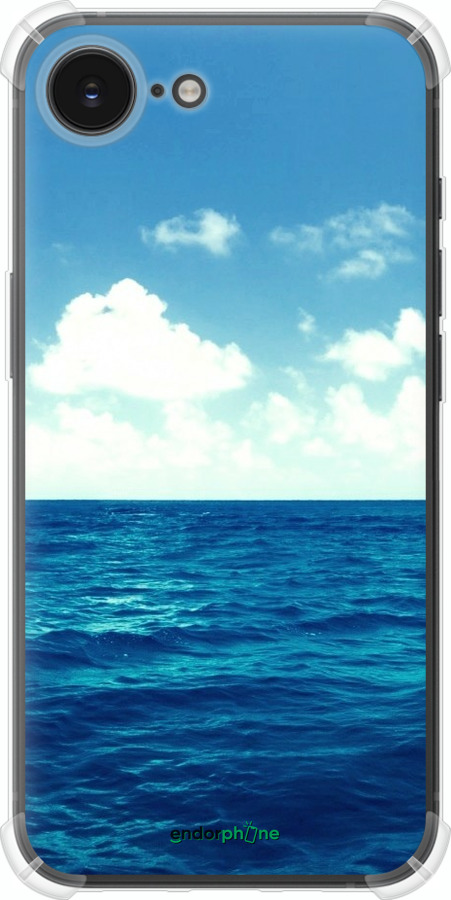 Силикон с усиленными углами чехол Горизонт для Apple iPhone 16e - 4417sp-3971 изображение 