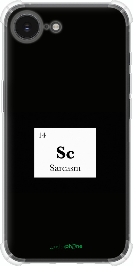 Силикон с усиленными углами чехол Сарказм для Apple iPhone SE 4 - 4501sp-3652 изображение 