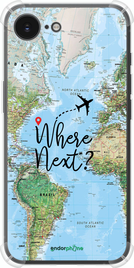 Силикон с усиленными углами чехол Путешествие для Apple iPhone SE 4 - 4503sp-3652 изображение 