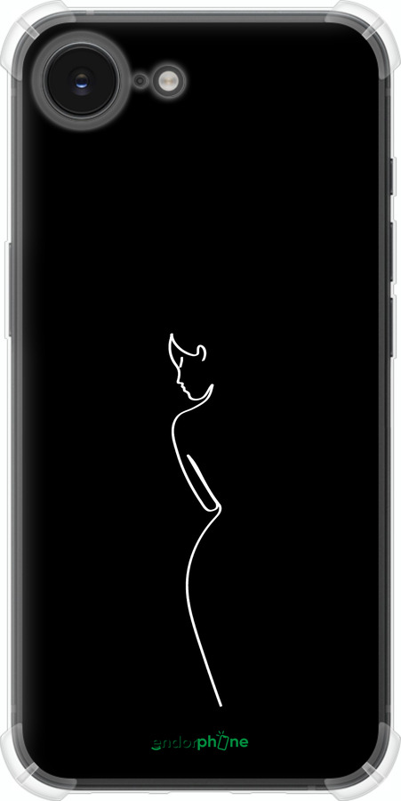 Силикон с усиленными углами чехол Силуэт1 для Apple iPhone SE 4 - 4590sp-3652 изображение 