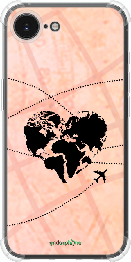 Силикон с усиленными углами чехол Путешествуй для Apple iPhone SE 4 - 4607sp-3652 изображение 