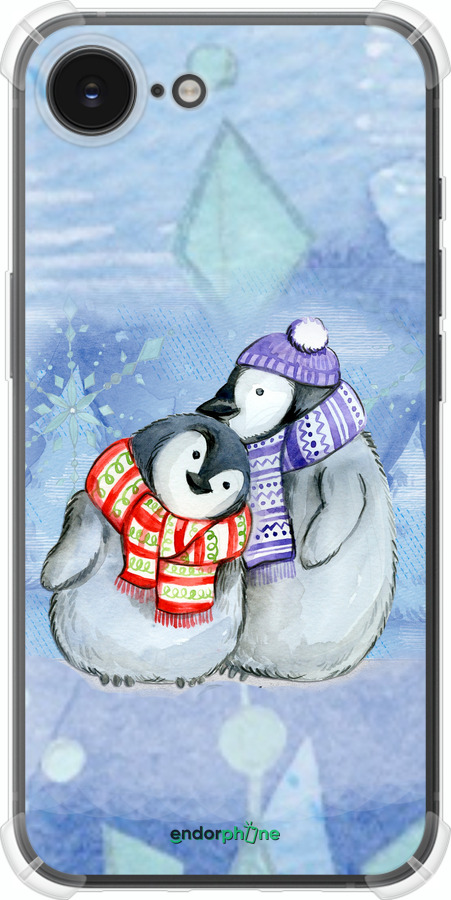 Силіконовий протиударний с посиленими кутами чехол Новорічний 5 для Apple iPhone SE 4 - 4618sp-3652 изображение 