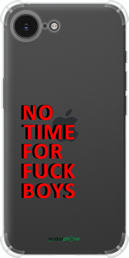 Силіконовий протиударний с посиленими кутами чехол Немає часу для Apple iPhone SE 4 - 4635sp-3652 изображение 