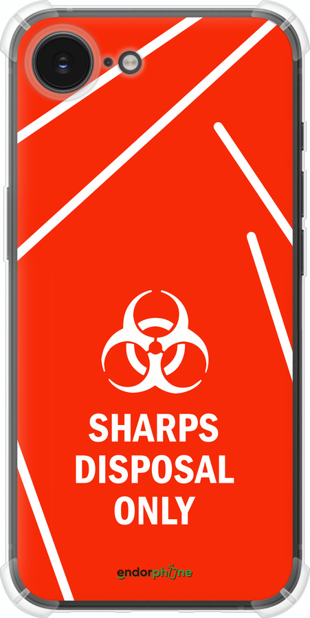 Силикон с усиленными углами чехол biohazard 27 для Apple iPhone 16e - 4843sp-3971 изображение 