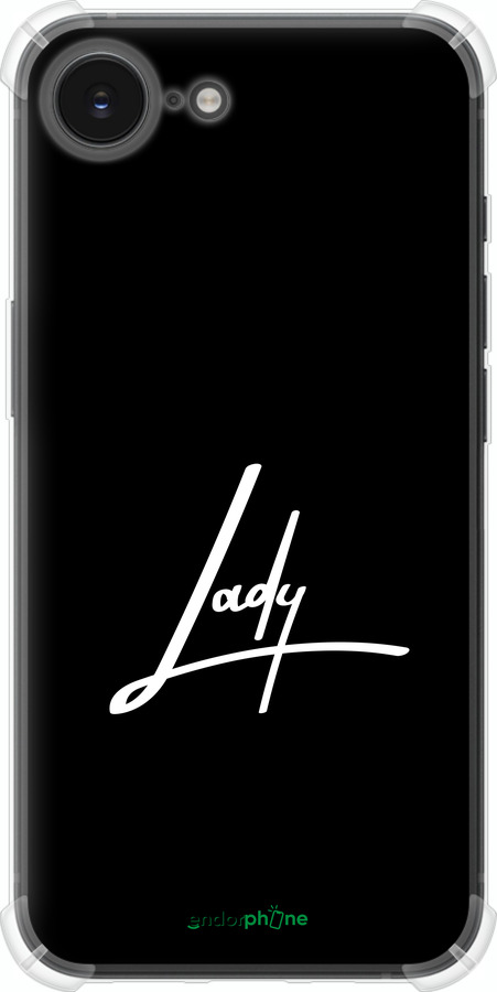 Силикон с усиленными углами чехол Lady 2 для Apple iPhone SE 4 - 4867sp-3652 изображение 