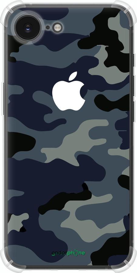 Силикон с усиленными углами чехол Камуфляж 1 для Apple iPhone SE 4 - 4897sp-3652 изображение 