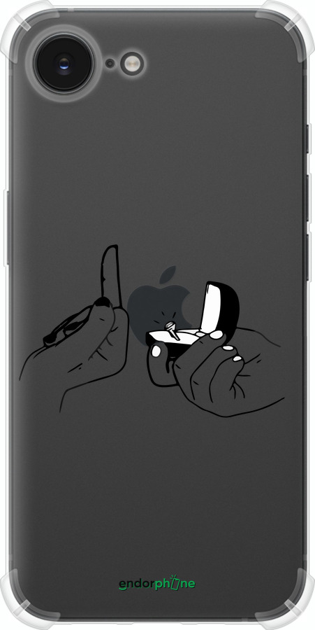 Силикон с усиленными углами чехол Предложение для Apple iPhone SE 4 - 4898sp-3652 изображение 