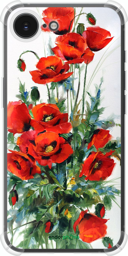 Силіконовий протиударний с посиленими кутами чехол Маки для Apple iPhone SE 4 - 523sp-3652 изображение 