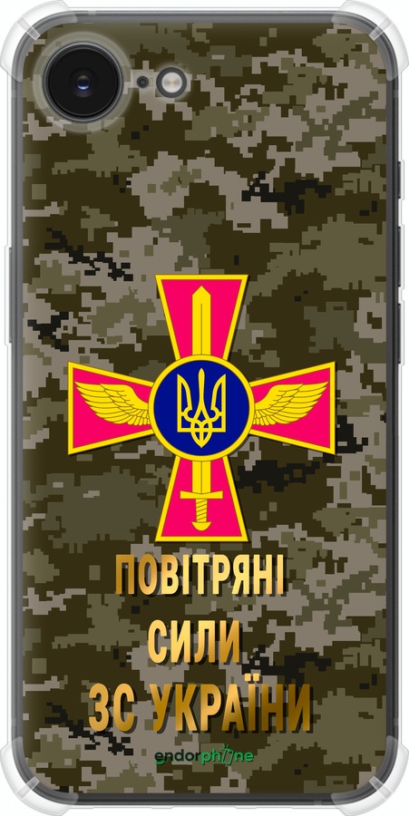 Силіконовий протиударний с посиленими кутами чехол ПС ЗСУ для Apple iPhone SE 4 - 5305sp-3652 изображение 