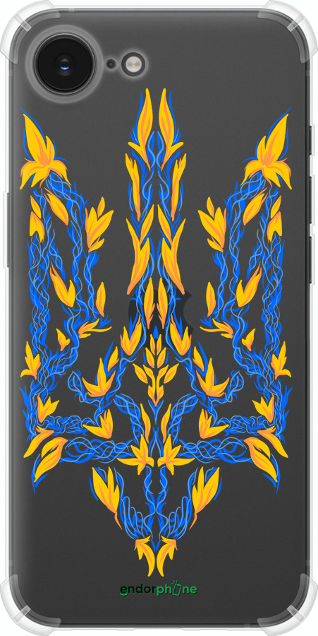 Силикон с усиленными углами чехол Герб Украины v3 для Apple iPhone SE 4 - 5313sp-3652 изображение 