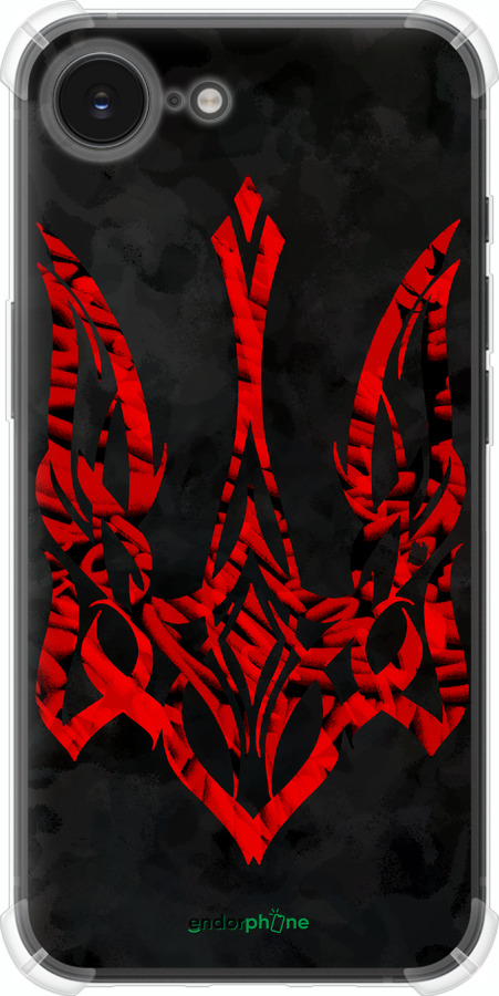 Силикон с усиленными углами чехол Герб Украины v4 для Apple iPhone SE 4 - 5319sp-3652 изображение 