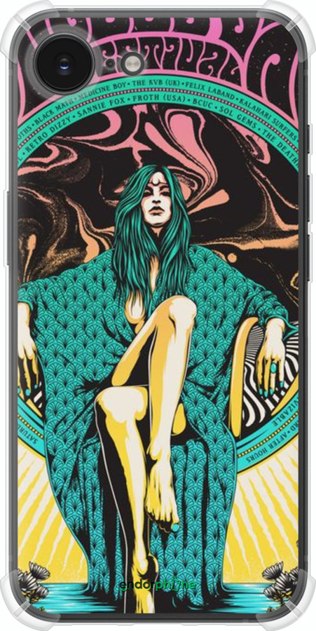 Силіконовий протиударний с посиленими кутами чехол № 5385 для Apple iPhone SE 4 - 5385sp-3652 изображение 