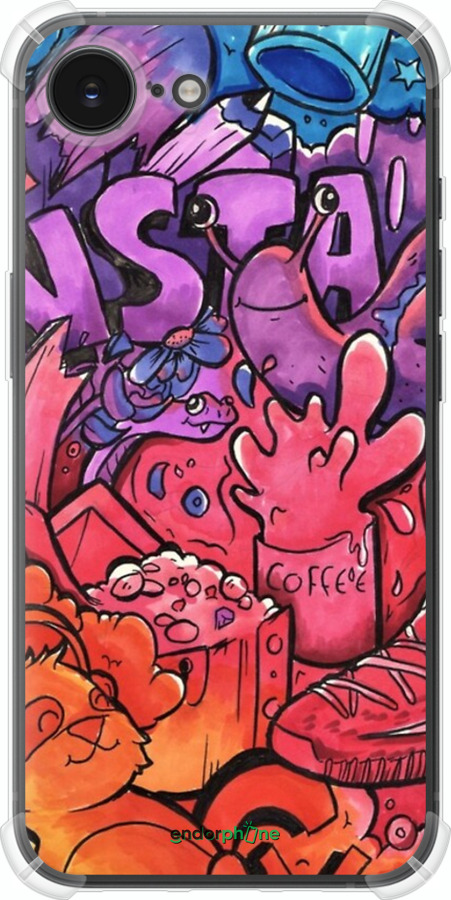 Силикон с усиленными углами чехол № 5391 для Apple iPhone 16e - 5391sp-3971 изображение 