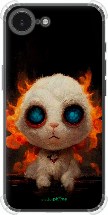 Силіконовий протиударний с посиленими кутами чехол Бавовнятко для Apple iPhone SE 4 - 5466sp-3652 изображение 