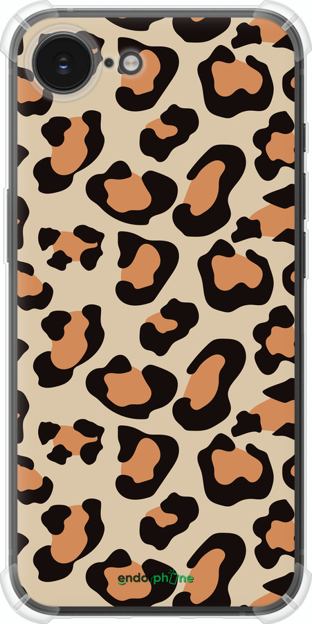 Силикон с усиленными углами чехол Пятна леопарда v2 для Apple iPhone 16e - 5496sp-3971 изображение 