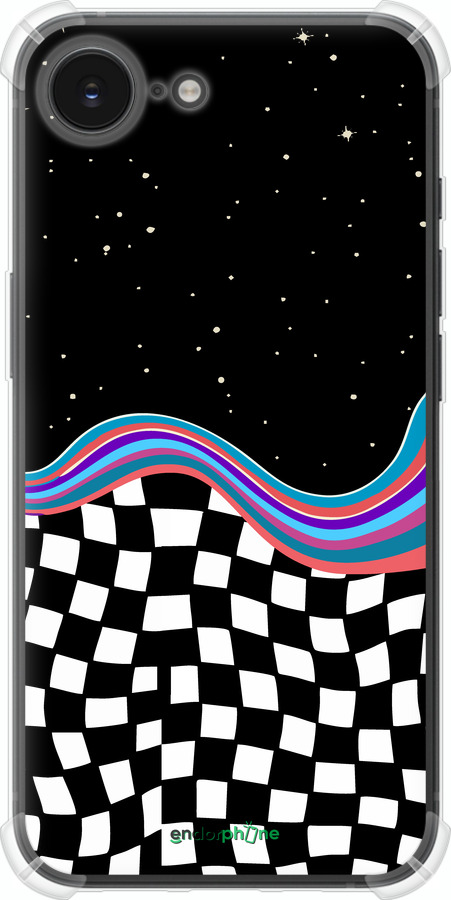 Силикон с усиленными углами чехол Абстрактный космос для Apple iPhone 16e - 5512sp-3971 изображение 