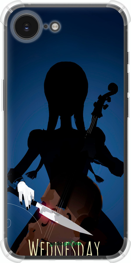 Силикон с усиленными углами чехол Wednesday для Apple iPhone SE 4 - 5515sp-3652 изображение 