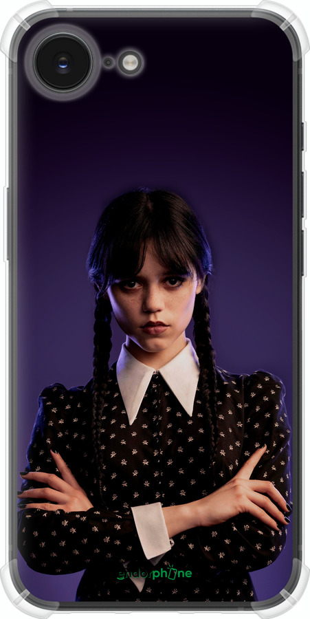 Силіконовий протиударний с посиленими кутами чехол Wednesday v3 для Apple iPhone SE 4 - 5517sp-3652 изображение 