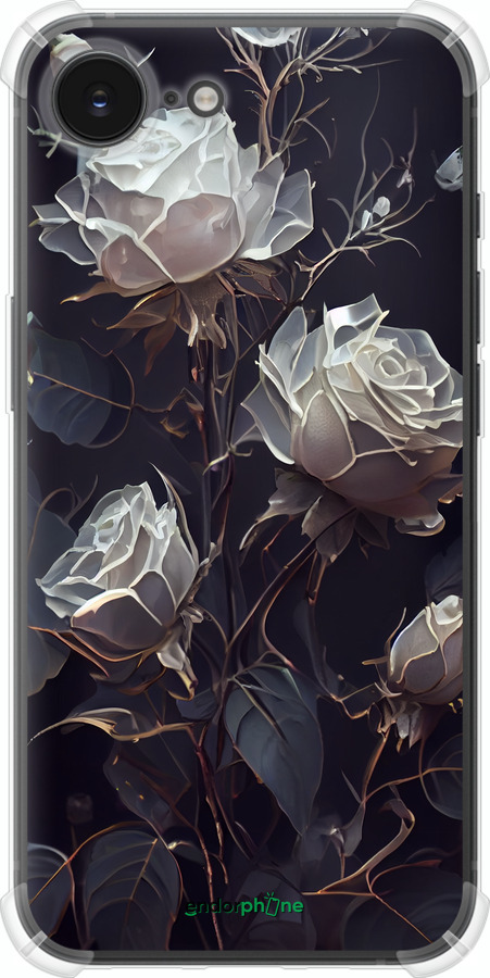 Силикон с усиленными углами чехол Розы 2 для Apple iPhone SE 4 - 5550sp-3652 изображение 