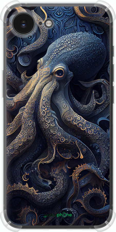 Силикон с усиленными углами чехол Осьминог для Apple iPhone SE 4 - 5551sp-3652 изображение 