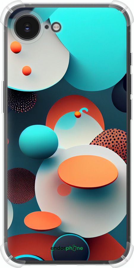 Силикон с усиленными углами чехол Горошек абстракция для Apple iPhone SE 4 - 5608sp-3652 изображение 