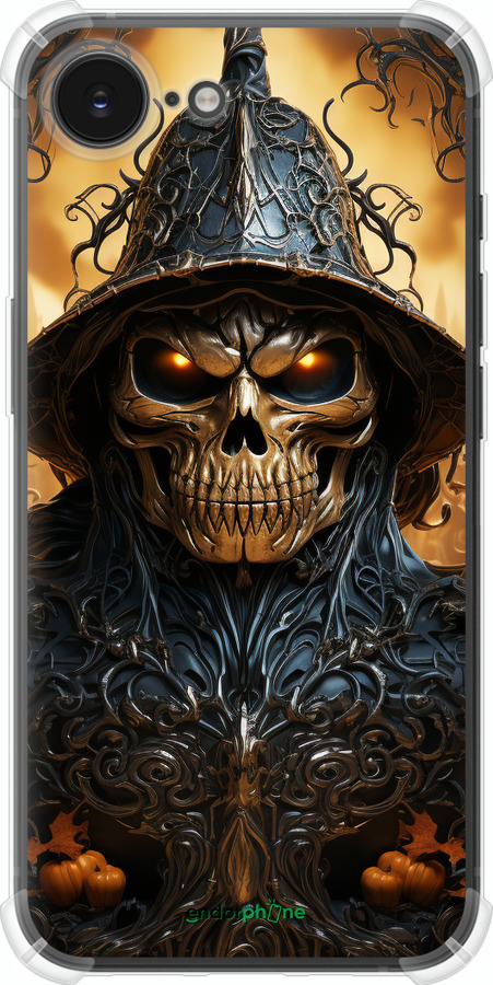 Силіконовий протиударний с посиленими кутами чехол Череп 2 для Apple iPhone SE 4 - 5652sp-3652 изображение 